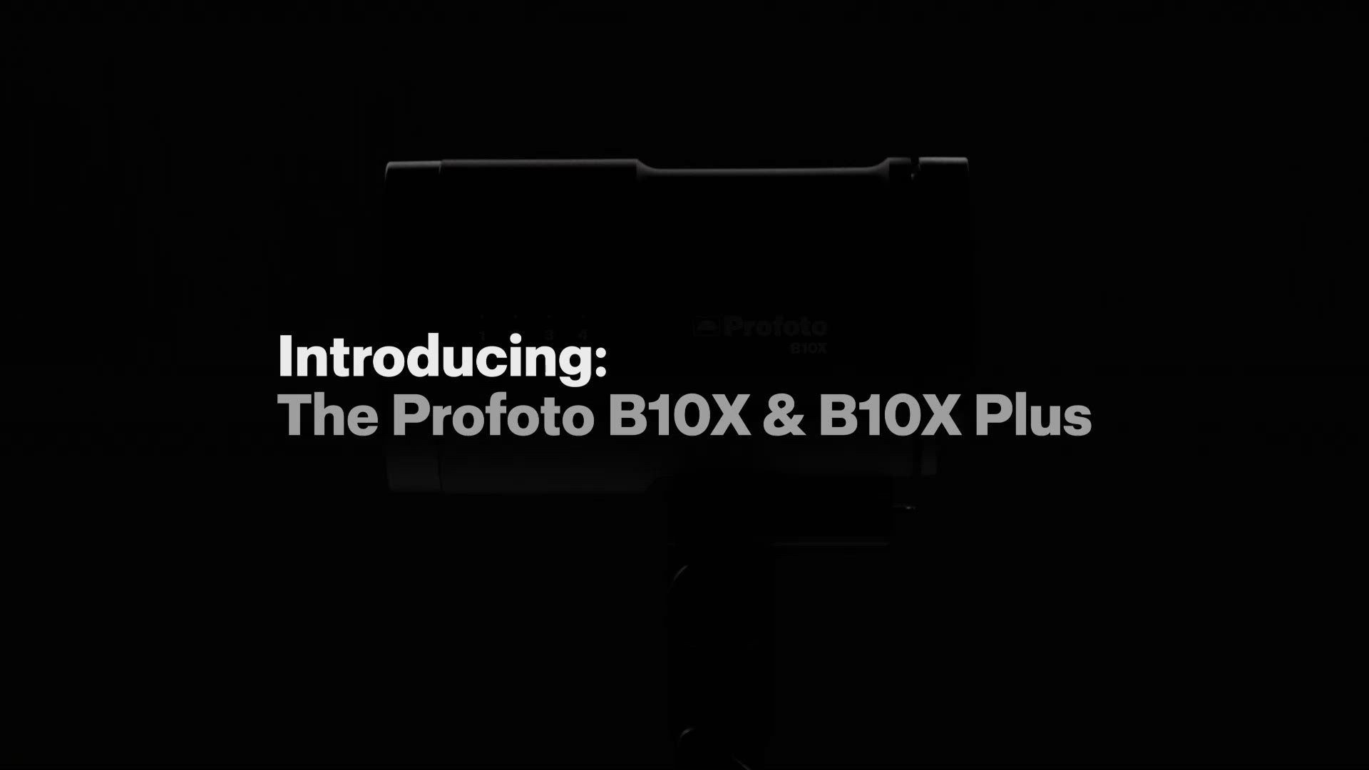 Promo video of the Profoto B10X