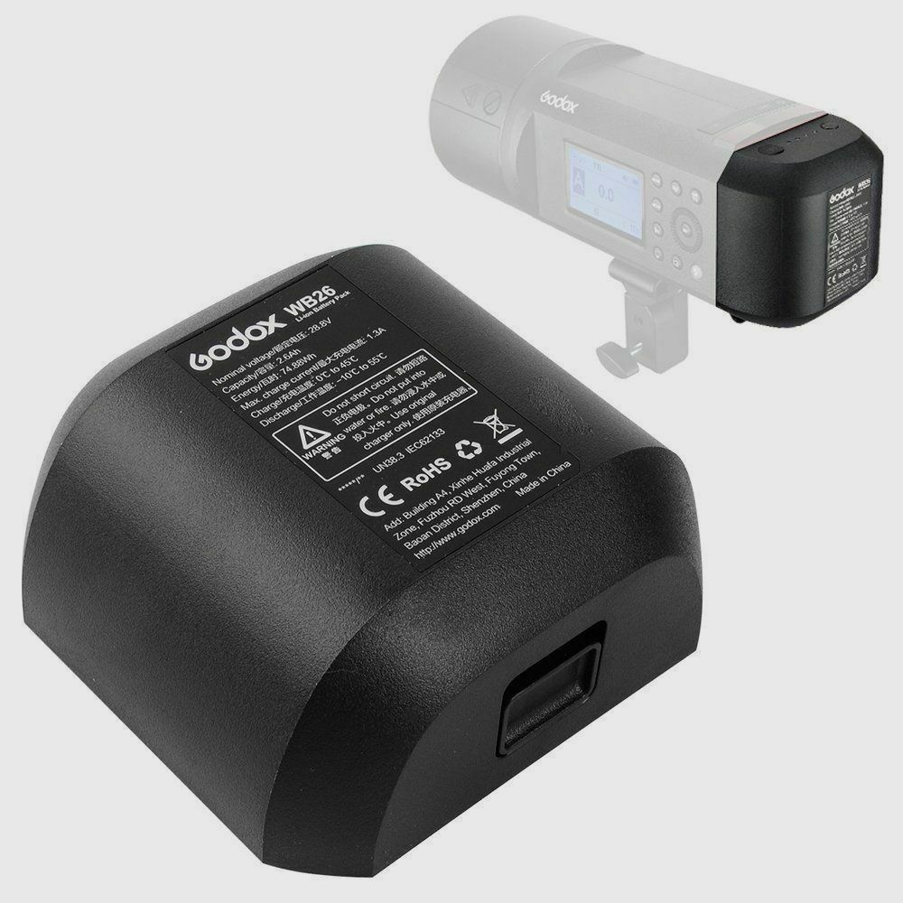 Godox spare battery WB26 for AD600 Pro TTL