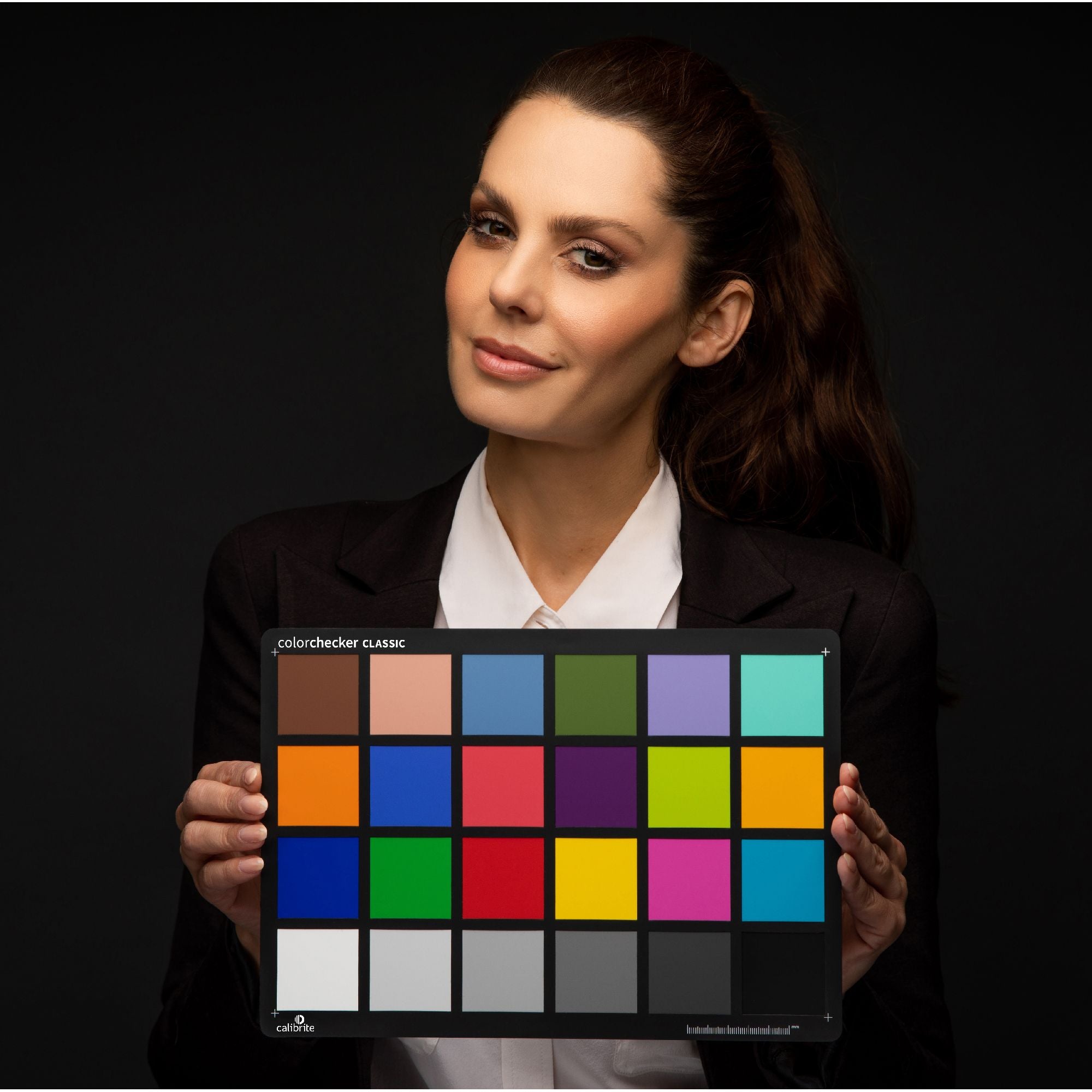 Calibrite ColorChecker Classic in use