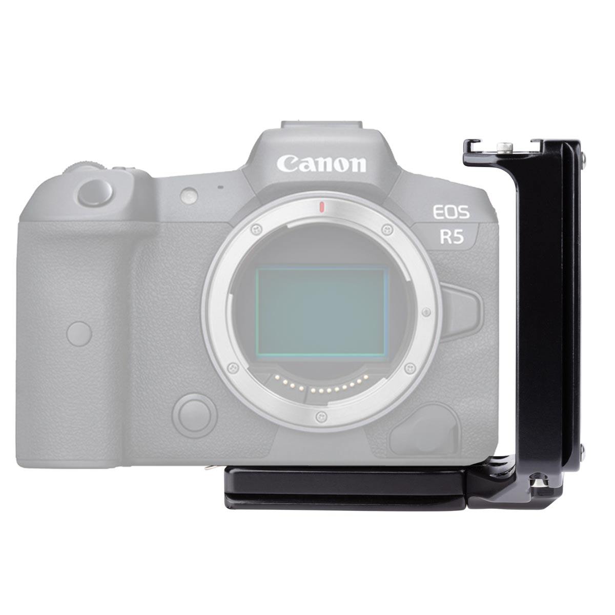 ProMediaGear PLCR56QD L-Bracket Plate for Canon EOS R5 & R6 Mirrorless Camera QD