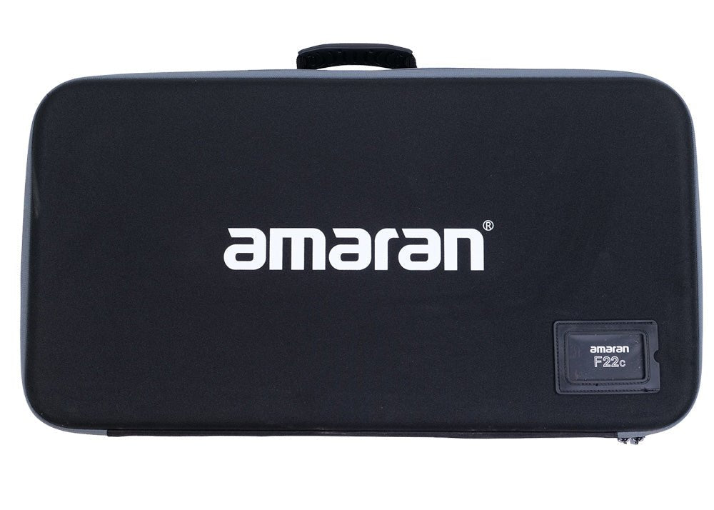 Protective case for Amaran F22c on a white background