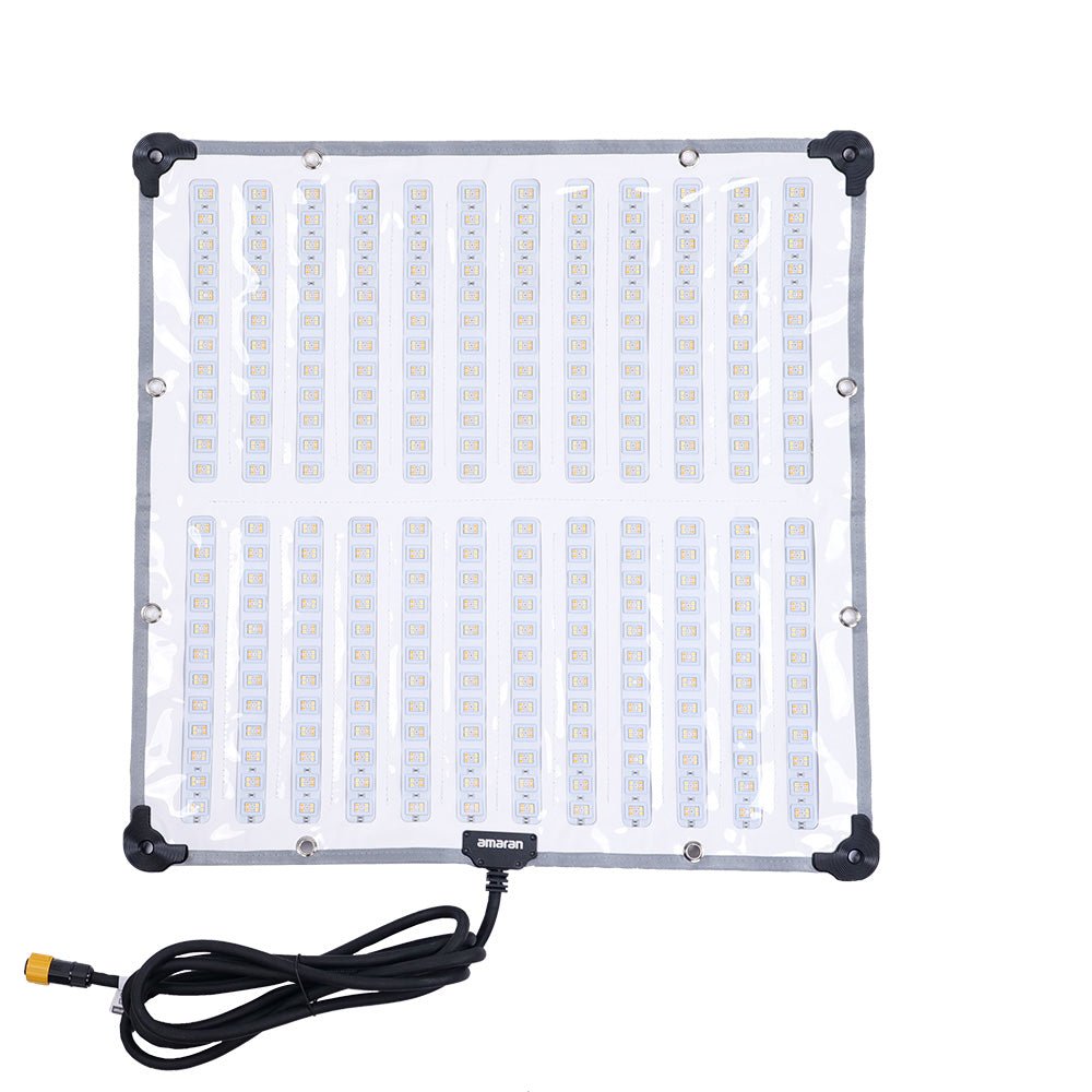 Amaran F22c LED Panel with connecting cable on a white background.