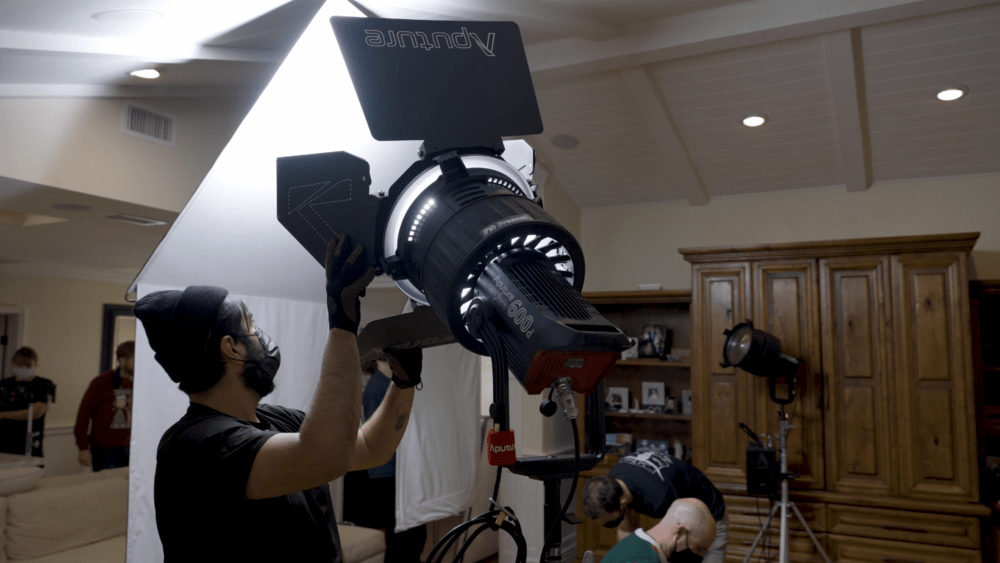 Aputure F10 Metal Barn Doors for Light Storm Series