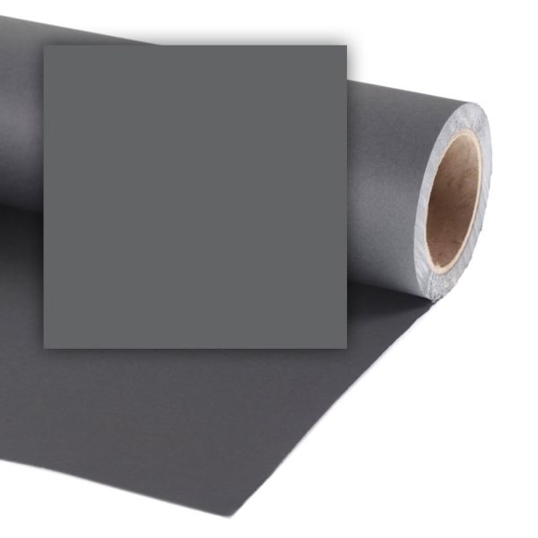 Colorama 1.35 x 11m (53" x 36ft) Charcoal Seamless Background Paper