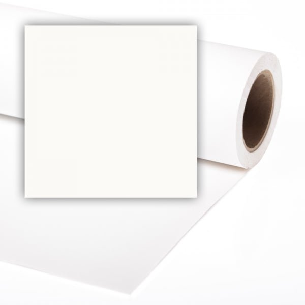 Colorama 1.35 x 11m (53" x 36ft) Super White Seamless Background Paper