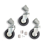 Manfrotto Wheel Set of 3 80mm without brakes and adapter for legs - 109