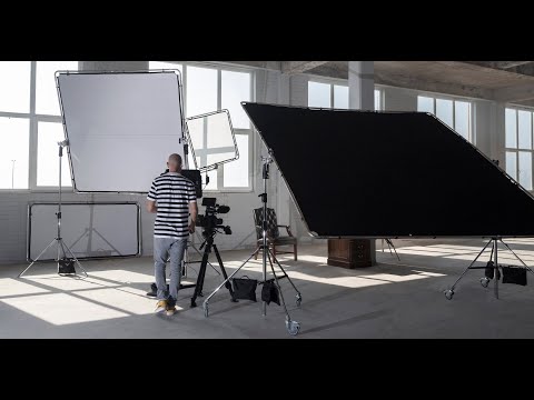 Video showing the range of Manfrotto Pr scrims