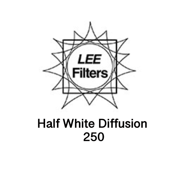 Lee Filters Rolls - 250 Half White WIDE Diffusion Roll - 7.62m x 1.52m (25' by 60")