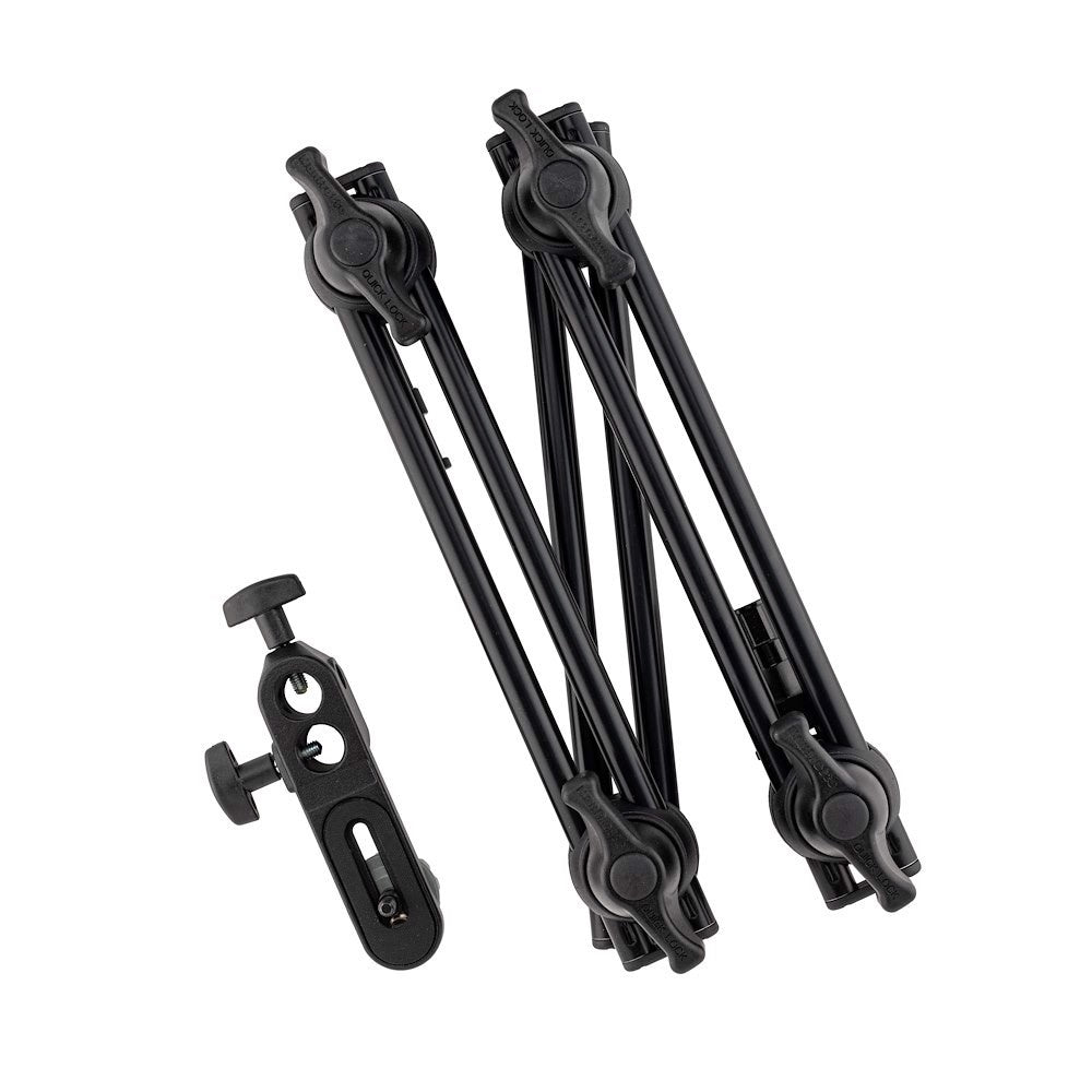 Manfrotto 396B-3 Double Arm Shown Collapsed With Camera Bracket