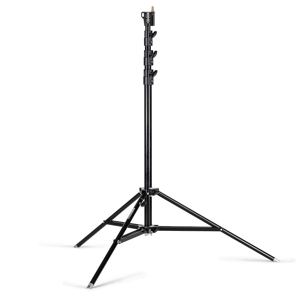 Manfrotto Black Aluminium Super Stand with Levelling Leg 269BU - 14.8' (4.5m)