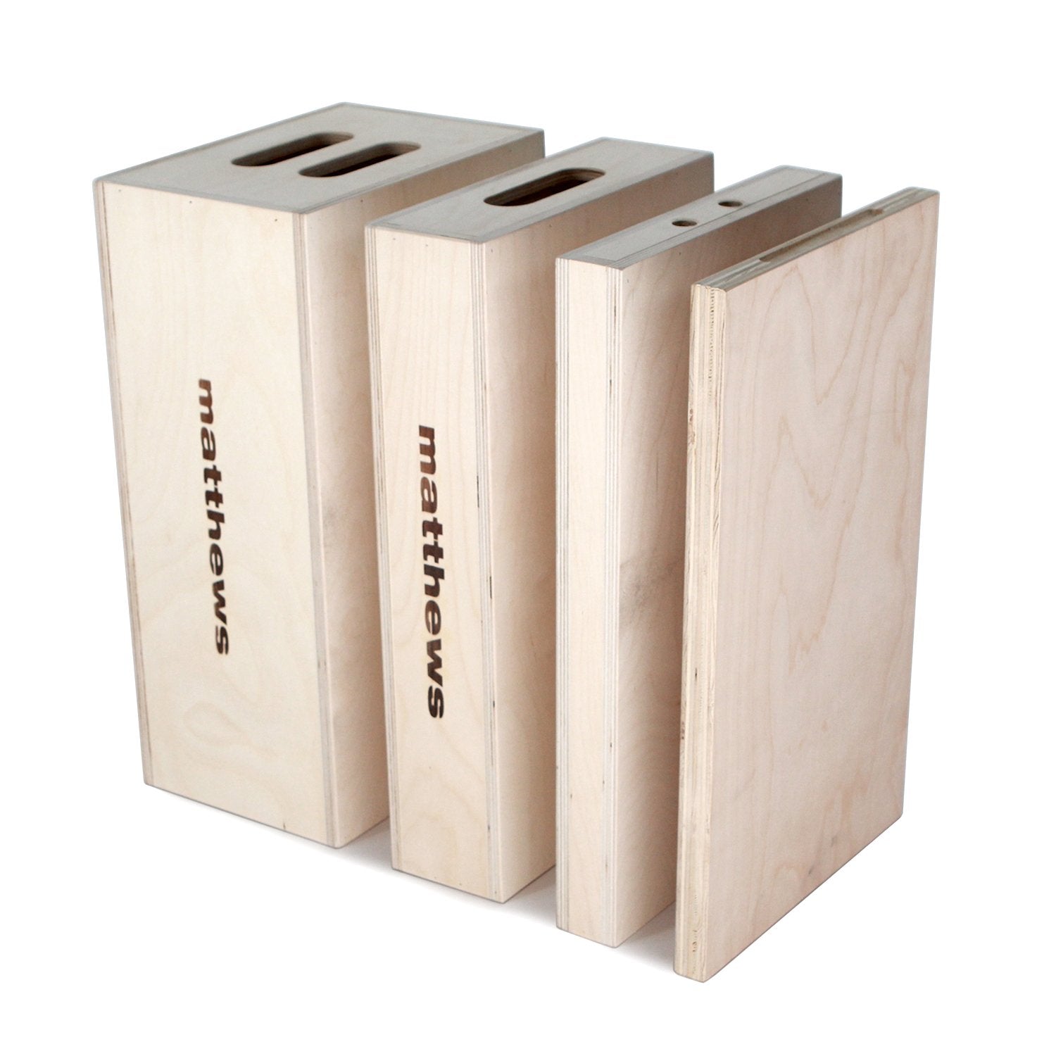 The range of Matthews Apple Boxes