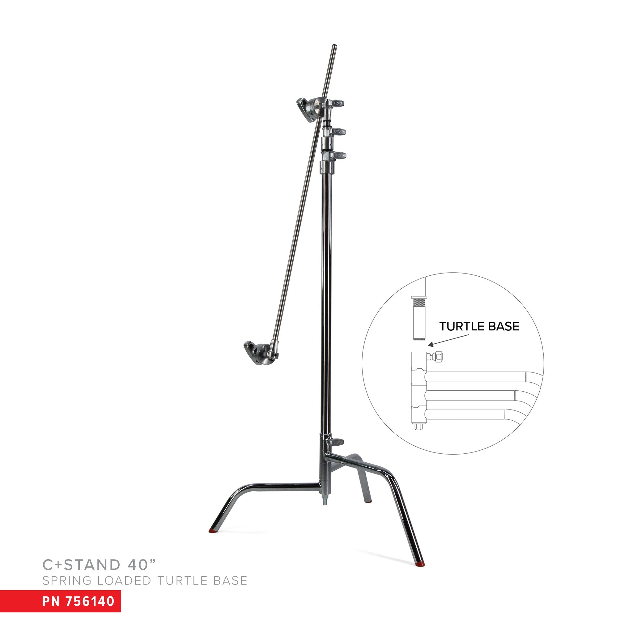 Matthews Hollywood 40" C+Stand w/ Detachable Turtle Base, Grip Head and 40" Arm - 10.5' (3.2m)