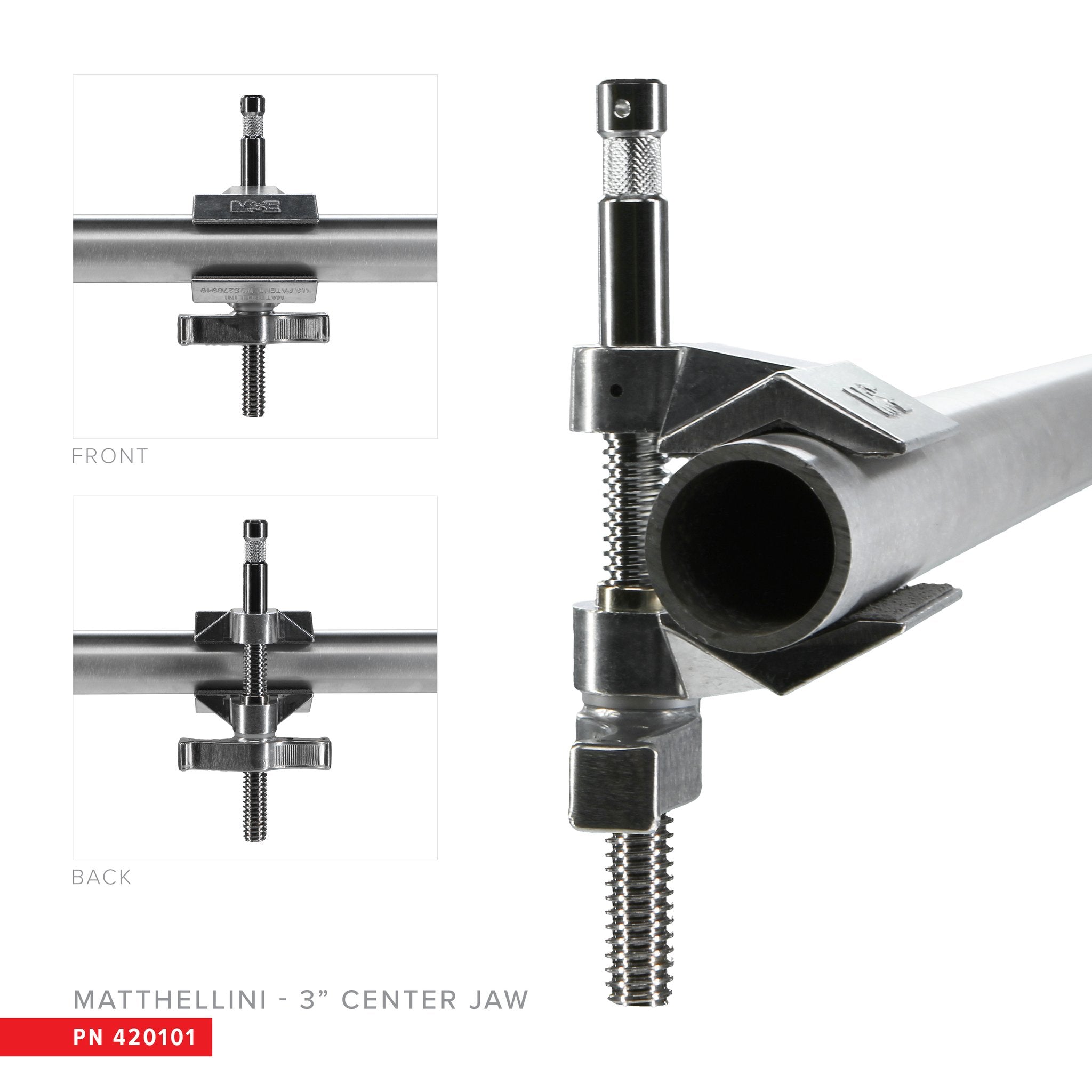 Matthews Matthellini Clamp - 3" Center Jaw