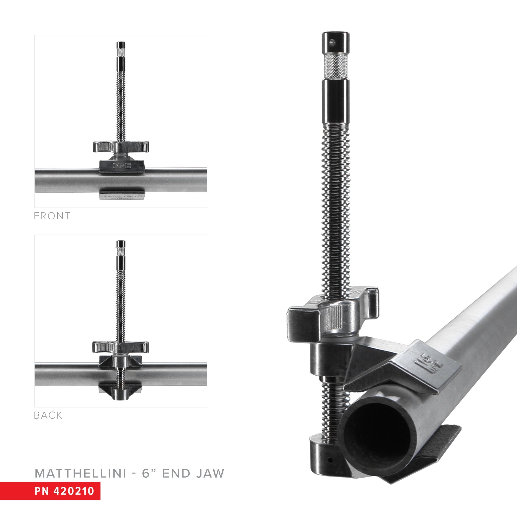 Matthews Matthellini Clamp - 6" End Jaw