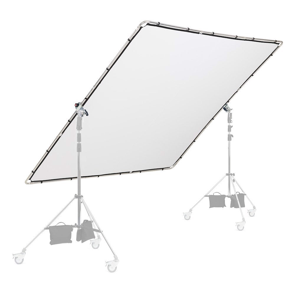 Manfrotto Pro Scrim 2.9m x 2.9m Extra Large, Shown Assembled With Diffusion Screen