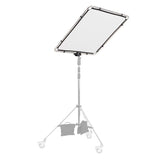 Manfrotto Pro Scrim All In One Kit 1.1x1.1m Small held on a ghosted stand