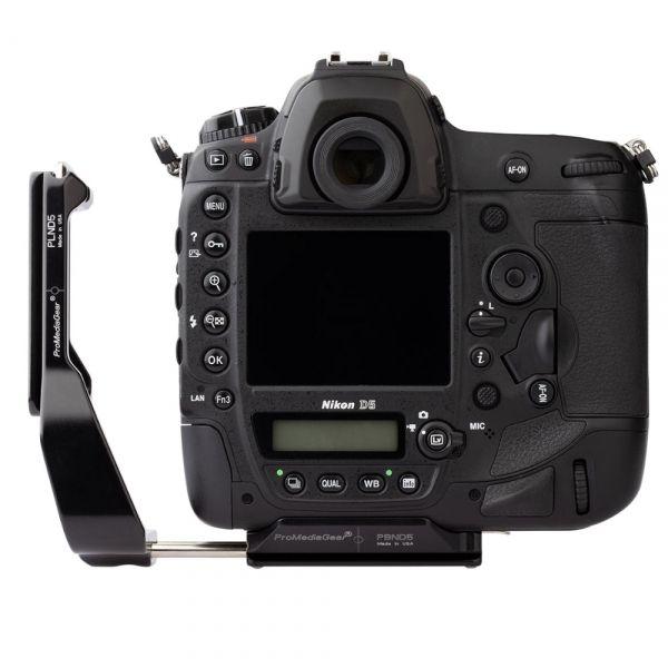 ProMediaGear L-Bracket, PLND5x Nikon D6, D5, D4, Arca-Swiss Type (L-Plate)