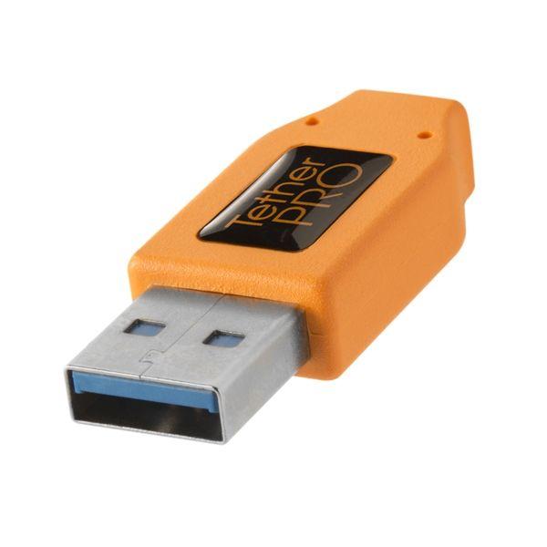 Tether Tools TetherPro USB 3.0 SuperSpeed Male A to Male B 15ft Cable - Orange