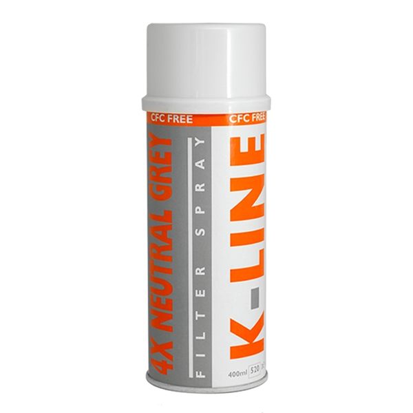 K-LINE 400ml 4x Neutral Grey Filter Spray (CFC Free)