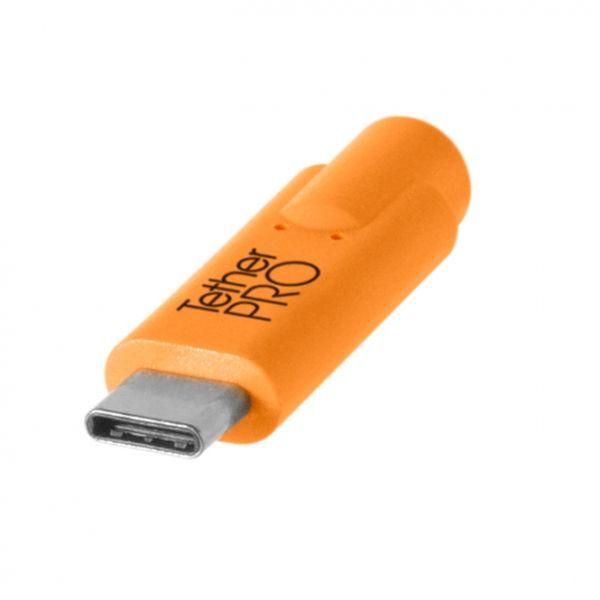 Tether Tools TetherPro USB 3.0 to USB-C, 15' (4.6m) ORG