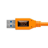 Tether Tools TetherPro USB 3.0 to USB-C, 15' (4.6m) ORG