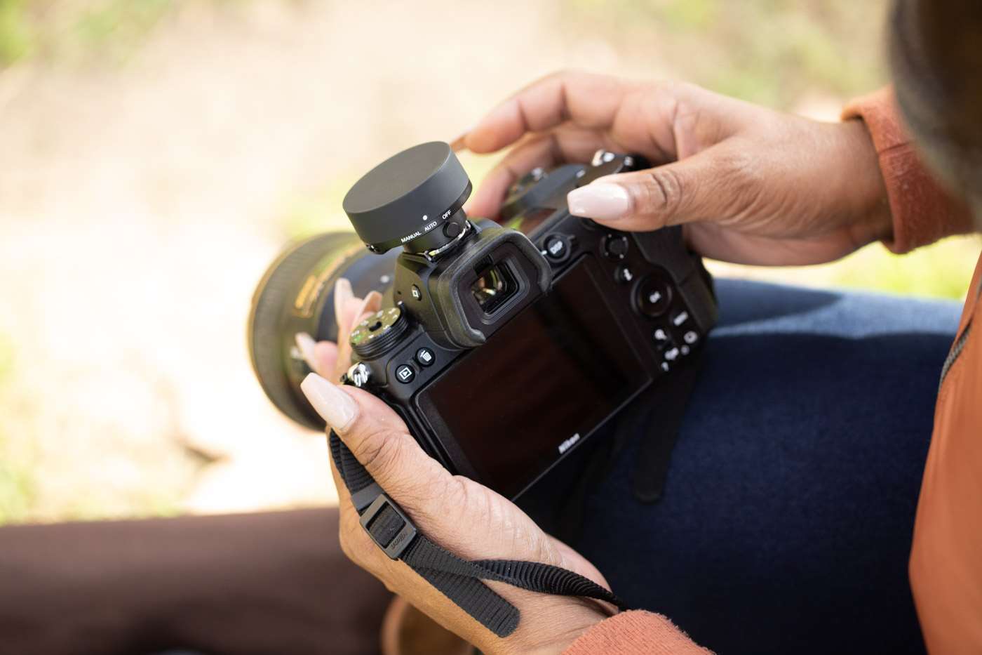 The Profoto Connect being used on a photo shoot