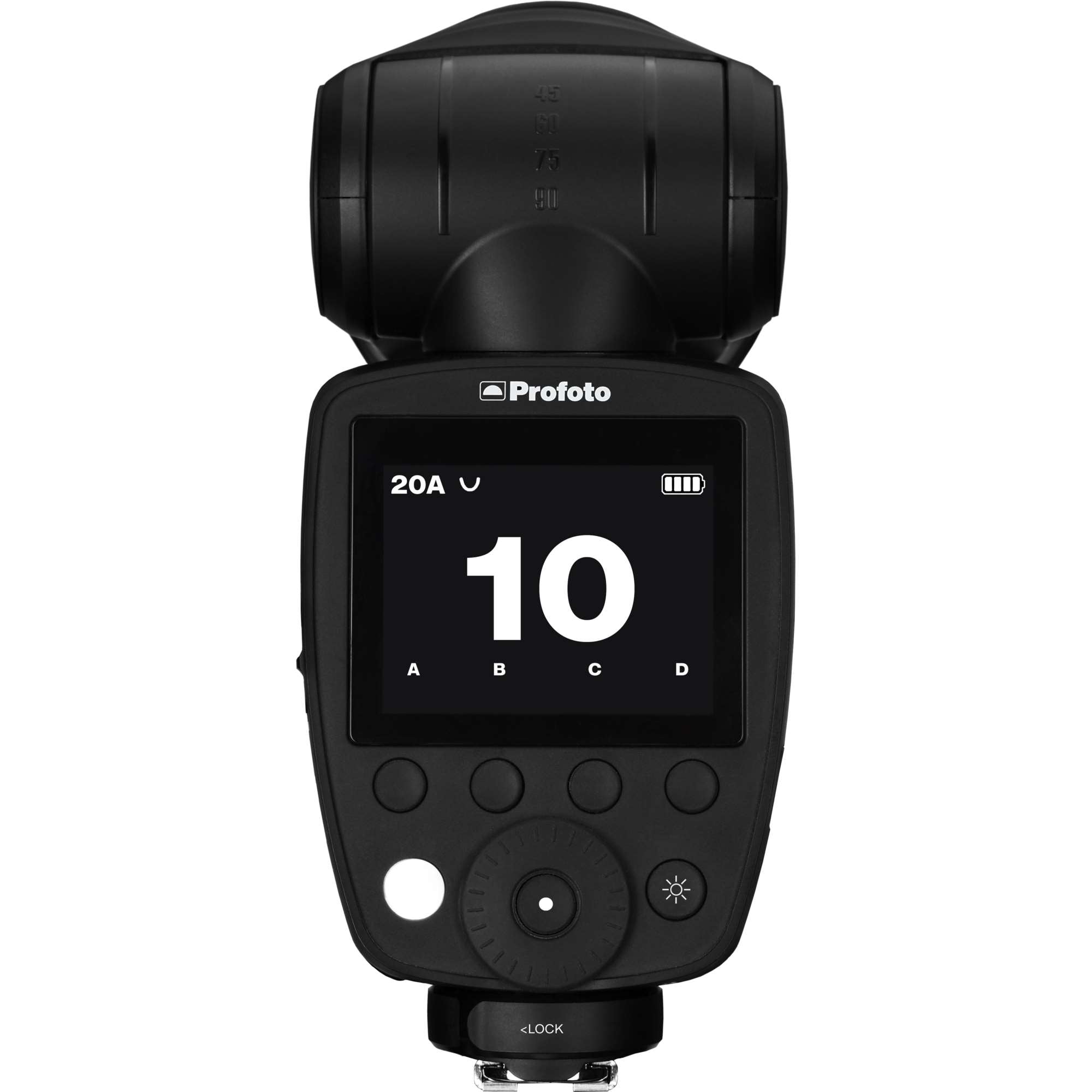 Profoto A10 back view