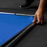 Lastolite StudioLink Chroma Key Blue Screen Kit 3 x 3m Being Assembled