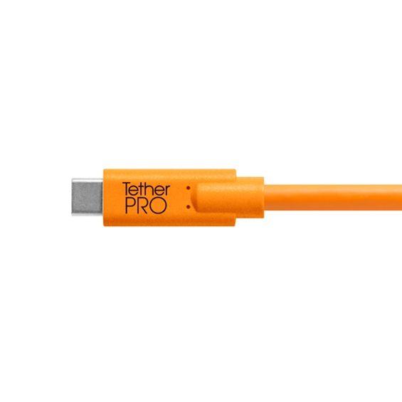 Tether Tools TetherPro USB 3.0 to USB-C, 15' (4.6m) ORG